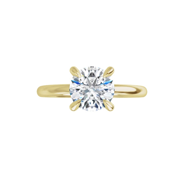 Solitaire Ring Gelbgold