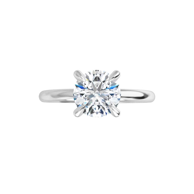 Solitaire Ring Weißgold